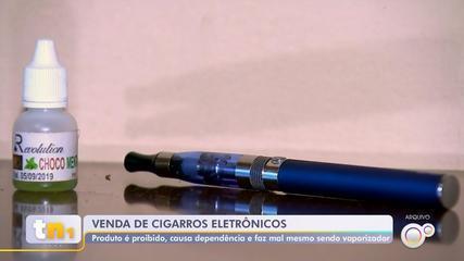 Mesmo proibido, cigarro eletrônico é vendido livremente em Bauru Mesmo proibido, cigarro eletrônico é vendido livremente em Bauru