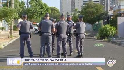 Três pessoas ficam feridas em tiroteio registrado nesta quinta-feira em Marília