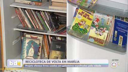 Marília reativa projeto "Recicloteca" que disponibiliza livros e gibis Marília reativa projeto "Recicloteca" que disponibiliza livros e gibis