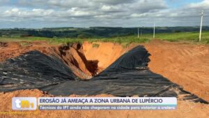 Vistoria técnica atribui cratera de 300 metros em Lupércio a falha em galeria pluvial | Bauru e Marília